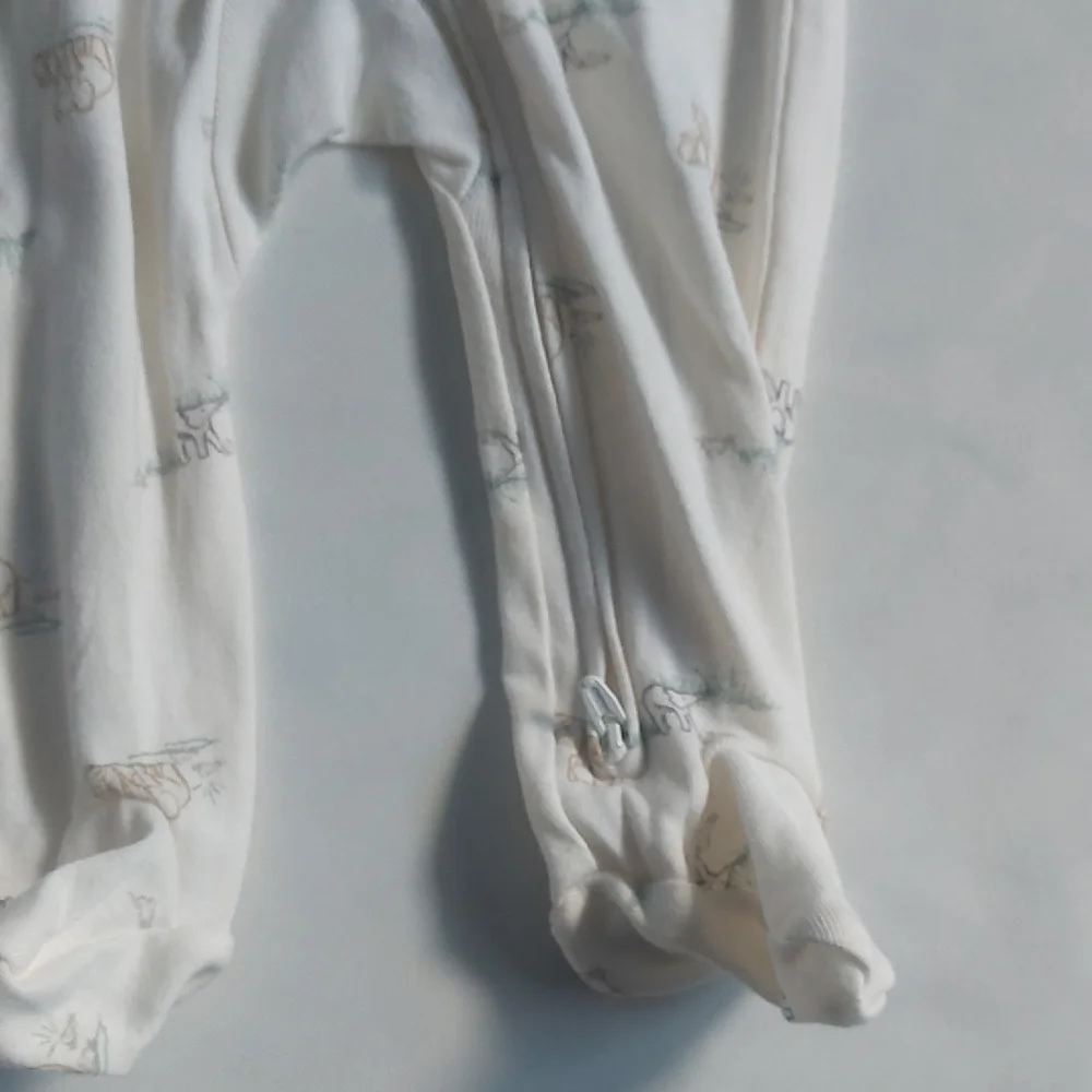 Carter's White Footie One Piece with‎ Soft Cotton Comfort 9 months